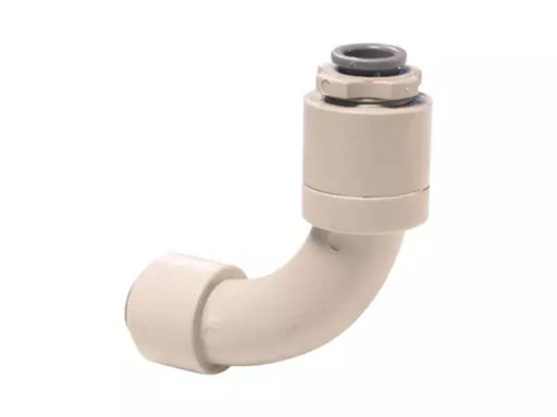 John Guest Speedfit SI421212S 3/8 inch Superseal- 3/8 inch Flow Bend UNION ELBOW Grey Acetal JOHN GUEST