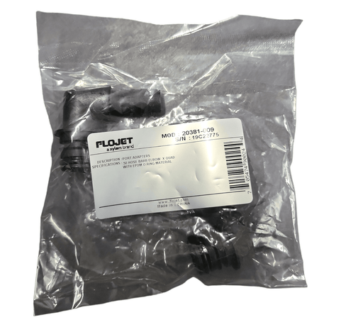 FLOJET- 20381-009 1/2" Hose Barb Elbow Quad Port Fitting (Pack of 2) FLOJET Quad Port Fittings Xylem Flojet