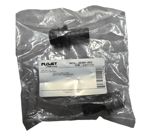 FLOJET- 20381-002 1/2" Hose Barb Quad Port Fitting (Pack of 2) FLOJET Quad Port Fittings Xylem Flojet 
