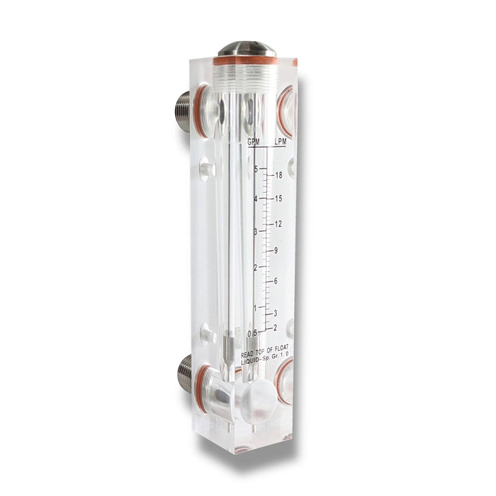 Axeon 208775 Inline Flow Meter 5-40 GPM, 1"FNPT x 1"FNPT AXEON Residential RO Membranes AXEON 1-Pack 