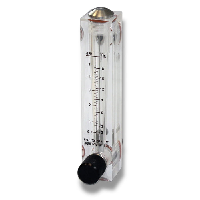 Axeon 205105 Flow Meter 1-10 GPM, SS Valve 1" MNPT AXEON Residential RO Membranes AXEON 1-Pack 