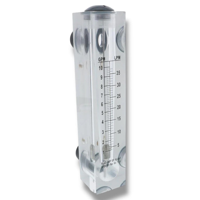 Axeon 200899 Inline Flow Meter 1-10 GPM, 1" MNPT x 1" MNPT AXEON Low Flow Meters AXEON 1-Pack 