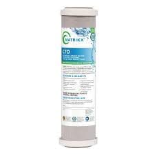 Matrikx 32-250-10-MATRIKX CTO 5-Micron 2.5" X 10" Chlorine/Taste/Odor, Sediment/Dirt/Rust 5 Micron For Chlorine/Taste/Odor KX MATRIKX 