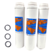 Omnipure Q5605 and (2) Q5633 Replacement Sediment Carbon Filter Kit for PuROTwist 4000 PuROTwist RO Replacement Kit Omnipure 