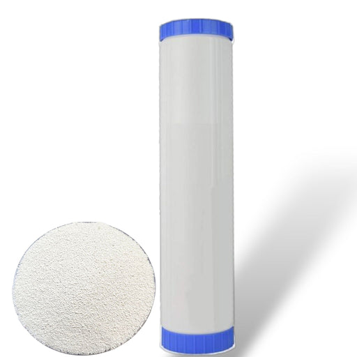 Salt-Free Anti-Scale 4.5″ × 20″ Anti-Scale Cartridge Filter – TAC Technology – Big Blue Housing Compatible Next Scale Stop Media Next ScaleStop 