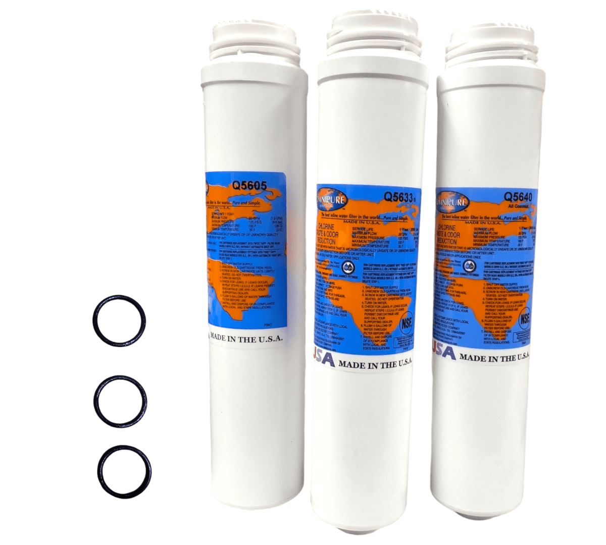 Omnipure Q5605 Q5633 Q5640 Replacement Sediment Carbon Filter Cartridg — PURE DIRECT USA
