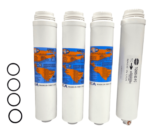 PuROTwist RO Filter Replacement Kit with 50 GPD Membrane with Q5640 Omnipure Filter PuROTwist RO Replacement Kit Omnipure