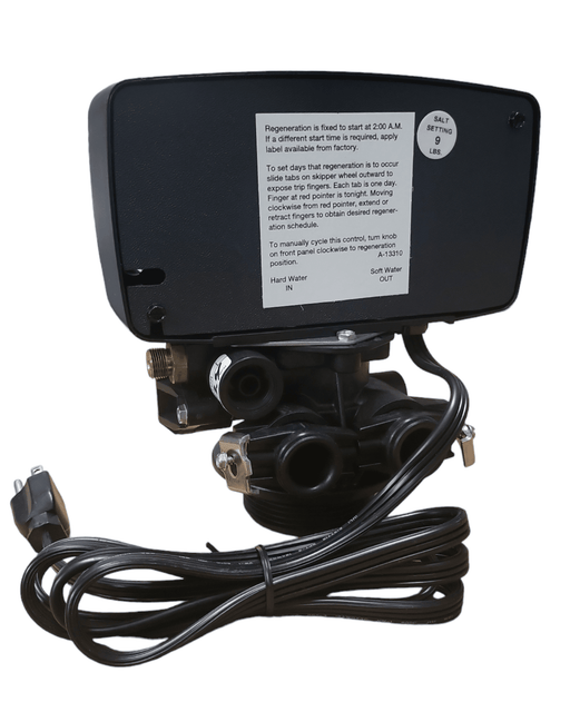 Fleck 560001-0001 Genuine Fleck 5600 12-Day Timer Replacement Softener Valve 120V cord 5600 12-DAY Softener Head 120V PENTAIR FLECK