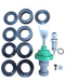 Fleck Rebuild Kit 5600SXT Digital Softener Valve 60102-711 60125 60032 / 56SXT-RBKS Rebuild Kit For 5600SXT Digital Head PENTAIR FLECK 