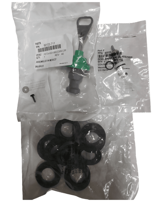 Fleck Rebuild Kit 5600SXT Digital Softener Valve 60102-711 60125 60032 / 56SXT-RBKS Rebuild Kit For 5600SXT Digital Head PENTAIR FLECK 
