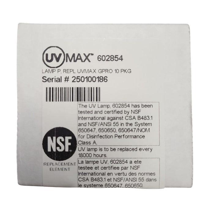 VIQUA 602854 UV Lamp – Replacement Bulb for PRO10, UVMax G, G+ Systems UV Lamps Viqua 