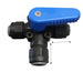 3- Way Ball Valve for 1/2" Polypropylene O.D tubing. SMC part#6403390 SMC 3-Way Ball Valve SMC 