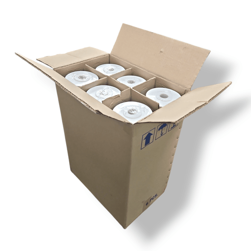 Whole House Carbon Block Water Filter 91551/N, 10 Micron, 4.5" x 20" – High Efficiency Filtration PuroFlo 6-Pack