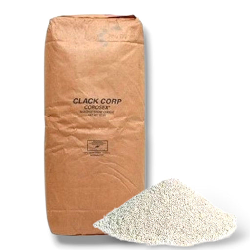 Clack (A8011) Corosex Filter Media – Brownish White Magnesium Oxide pH Correction for Acidic Well Water, Whole House Acid Neutralizer Corosex|Calcite | Acid Neutralizer Media Clack 