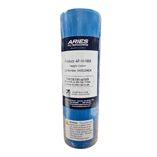 Aries Catalytic Carbon Hydrogen Sulfide Removal Filter Cartridge ( AF-10-1053 ) Size 2.5"x10" Aries | Catalytic Carbon | Chloramine Removal Aries 