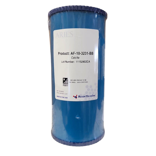 Aries 100% Calcite Filter Cartridge ( AF-10-3231-BB ) Size 4.5"x10" Aries |Calcite, Magnesium, Corosex PH Neutralizer Filters 4.5x10 Aries 
