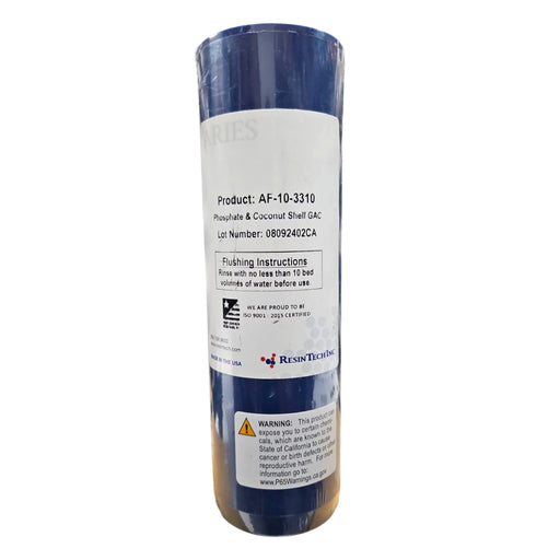 Aries GAC with 1lb Phosphate Filter Cartridge ( AF-10-3310 ) Size 2.5"x10" Aries| Phosphate Water Filter| Scale Inhibitor Aries 