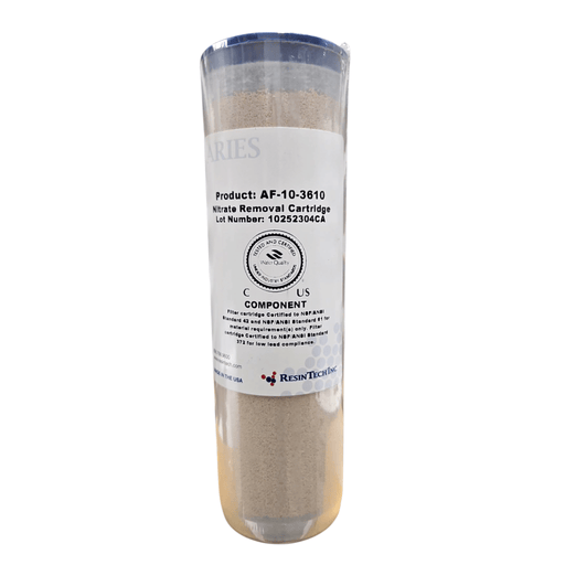 Aries Nitrate Removal Filter Cartridge ( AF-10-3610 ) Size 2.5"x10" Aries| Nitrate Removal Water Filters Aries 