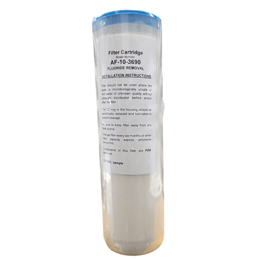 Aries Activated Alumina Filter Cartridge ( AF-10-3690 ) Size 2.5"x10" Aires| Fluoride Removal Water Filters Aries 