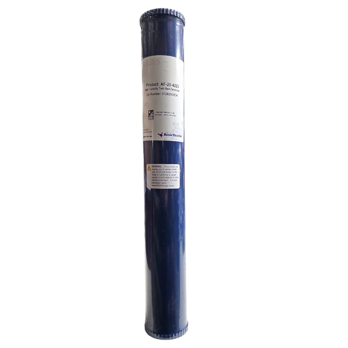 Aries High Capacity Twin Bed Mixed Bed DI Cartridge ( AF-20-4223) 2.5"x20" Aries 2.5"x20" DI DEIONIZER H-Purity Aries 