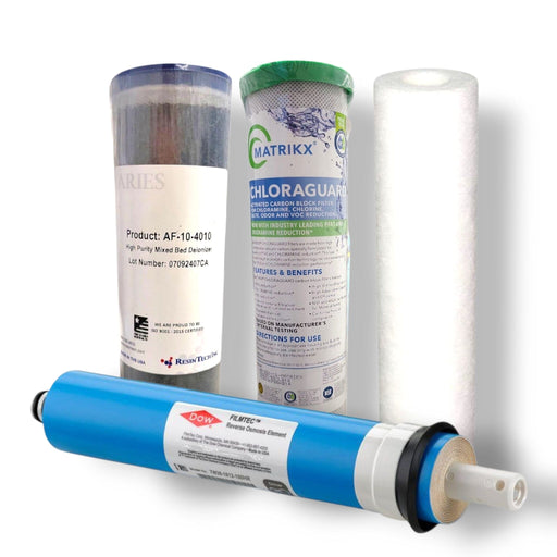 Aquatic Life Compatible RO/DI Filter Kit – 4-Stage rodi Water Filtration Set Aquatic Life Compatible RO Kit Aquatic Life Compatible 