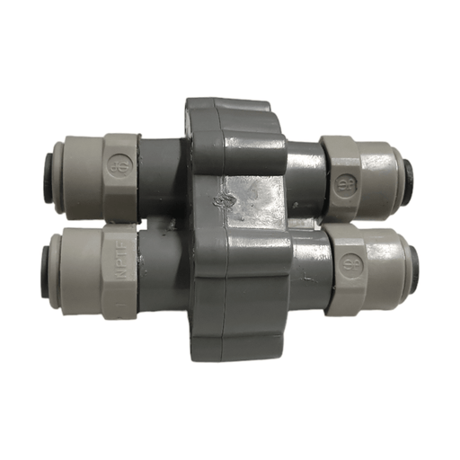 Hydronamic ASV-ERP-JG Automatic Shut-off Grey Valve 4 Way 1/4 QC Hydronamic ASO Valves Hydronamic 1 Pack