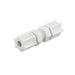 Jaco 20-6-P-PG- Polypropylene Bulkhead Union 3/8" OD Tube x 3/8" OD Tube (206PPG) Polypropylene Bulkhead Union Jaco 1-Pack 