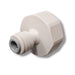 John Guest CI320816FS Tap Adapter Flat End - 1/4" x 3/4" BSP FEMALE CONNECTOR FEMALE Grey Acetal JOHN GUEST 1-PC 