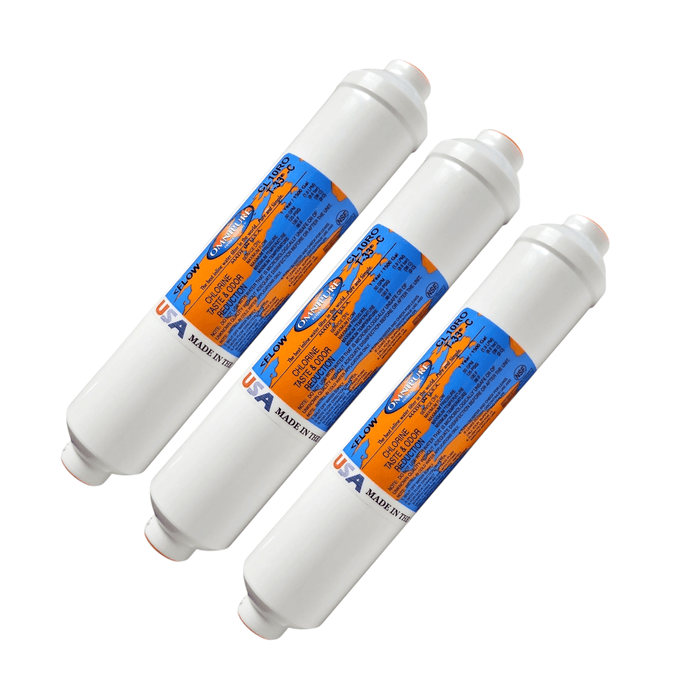 Omnipure CL10ROT33-C GAC Inline Filter, Carbon GAC - 10 x 2 3/8