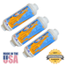 Omnipure CL6PF5-B Dirt & Sand Reduction 6" x 2" for 1/4" NPT Omnipure 6"Dirt & Sand Reduction Omnipure 3 Pack 
