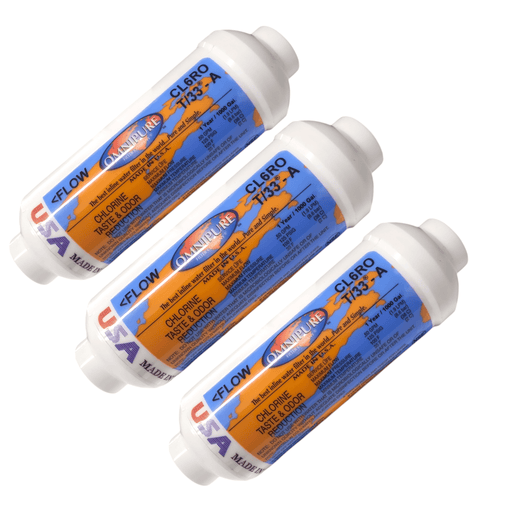 Omnipure CL6ROT/33-A Carbon filter for Chlorine and Taste 6"x 2" for 1/8" FPT GAC/Chlorine /Taste Reduction 1/8" FPT Omnipure 3 Pack 