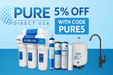 Drinking Water System PURE+50 Reverse Osmosis System - Designer Chrome Faucet Complete Reverse Osmosis System Pure Direct USA 