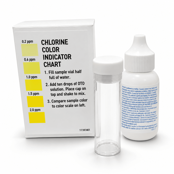 Home Water Chlorine Test Kit – OTO, 0.2–2.0 ppm Chlorine Test Kits Spectrum 