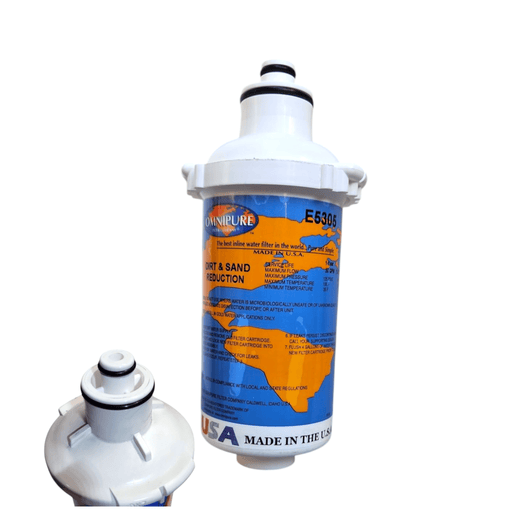 Omnipure E5305 6"x2.5" 5 Mic E-Series Sediment Water Filter Sediment Filter|Dirt Sand Reduction 6" Omnipure 1 Pack 