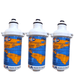 Omnipure E5305 6"x2.5" 5 Mic E-Series Sediment Water Filter Sediment Filter|Dirt Sand Reduction 6" Omnipure 3 Pack 