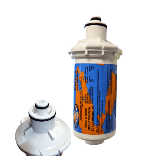 Omnipure E5321-P 6"x2.5" E-Series 10Mic Carbon Block Phosphate Scale Inhibitor Filter Carbon + Phosphate|Chlorine & Scale Inhibitor 6" Omnipure 1 Pack