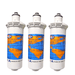 Omnipure E5415-P 8"x2.5" E-Series 1Mic Carbon Block Phosphate Scale Inhibitor Filter Carbon + Phosphate|Chlorine & Scale Inhibitor 8" Omnipure 3 Pack 