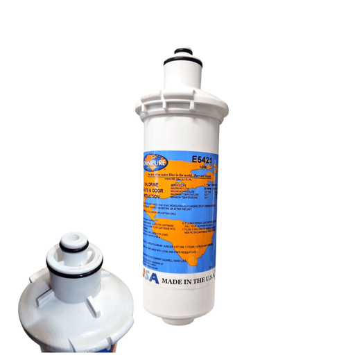Omnipure E5421 Water Filter 8"x2.5" Diameter E-Series Carbon Block 10M E-Series|Carbon Filters|8"length Omnipure 1 Pack 