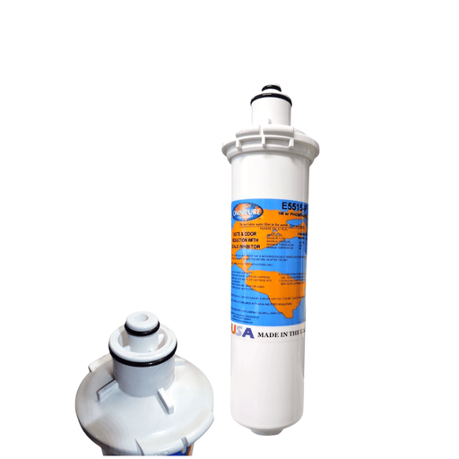 Omnipure E5515-P 10"x2.5" E-Series 1 Mic Carbon Block Phosphate Scale Inhibitor Filter Carbon + Phosphate|Chlorine & Scale Inhibitor 10" Omnipure 1 Pack