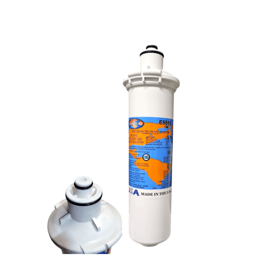 Omnipure E5515 10"x2.5" E-Series 1 Mic Carbon Block Lead and Cyst Reduction Carbon + Phosphate|Chlorine & Scale Inhibitor 10" Omnipure 1 Pack