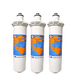 Omnipure E5515 10"x2.5" E-Series 1 Mic Carbon Block Lead and Cyst Reduction Carbon + Phosphate|Chlorine & Scale Inhibitor 10" Omnipure 3 Pack 