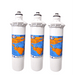 Omnipure E5515 SB Water Filter 10"x2.5" Diameter E-Series Carbon Block 1M E-Series|Carbon Filters|10"length Omnipure 3 Pack 
