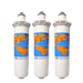 Omnipure E5521 10"x2.5" E-Series 10 Mic Carbon Block Filter Carbon| Chlorine Taste & Reduction 10" Omnipure 3 Pack 