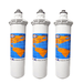 Omnipure E5521 SB Water Filter 10"x2.5" Diameter E-Series Carbon Block 10M E-Series|Carbon Filters|10"length Omnipure 3 Pack 