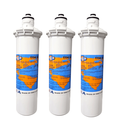 Omnipure E5540 SB Water Filter 10"x2.5" Diameter E-Series Carbon Block E-Series|Carbon Filters|10"length Omnipure 3 Pack