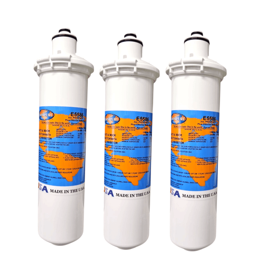 Omnipure E5586 10"x2.5" E-Series GAC / 3oz. Phosphate Scale Inhibitor Filter Carbon + Phosphate|Chlorine & Scale Inhibitor 8" Omnipure 