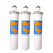 Omnipure E5621-P 12"x2.5" E-Series 1Mic Carbon Block Phosphate Scale Inhibitor Filter Carbon + Phosphate|Chlorine & Scale Inhibitor 12" Omnipure 3 Pack 