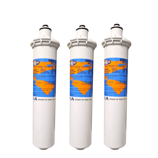 Omnipure E5621 12"x2.5" E-Series 10 Mic Carbon Block Filter Carbon| Chlorine Taste & Reduction 12" Omnipure 3 Pack 