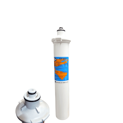 Omnipure E5720-P 14"x2.5" E-Series 1 Mic Carbon Block 4oz Phosphate Filter Carbon + Phosphate|Chlorine & Scale Inhibitor 14" Omnipure 1 Pack