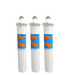 Omnipure E5720-P 14"x2.5" E-Series 1 Mic Carbon Block 4oz Phosphate Filter Carbon + Phosphate|Chlorine & Scale Inhibitor 14" Omnipure 3 Pack 